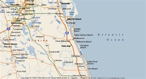 List of Towns and Cities Near Melbourne (Florida) and suburbs.